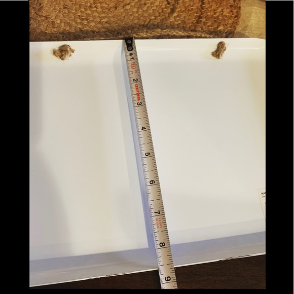 Farmhouse Christmas Red Truck Enamel Metal Sign - Picture 4 of 6